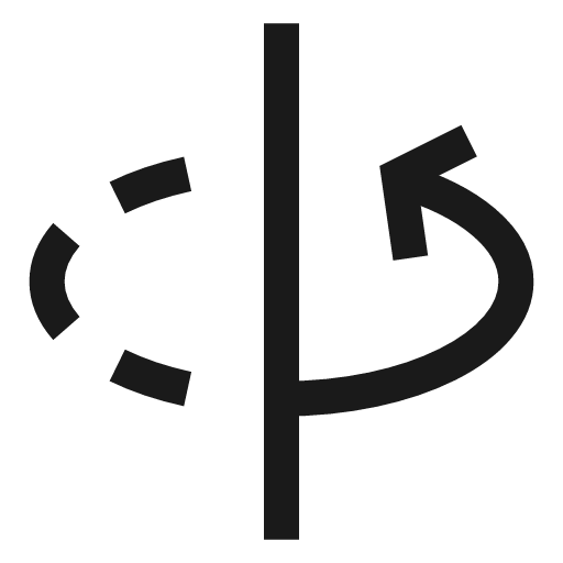 3d rotate y axis icon, line style, from Sharp free icons
