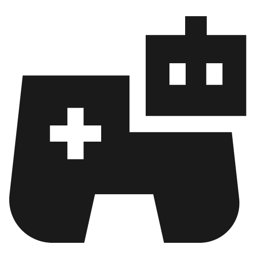 Ai gaming robot solid icon, filled style, from Sharp free icons