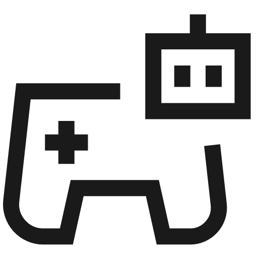 Ai gaming robot icon, line style, from Sharp free icons