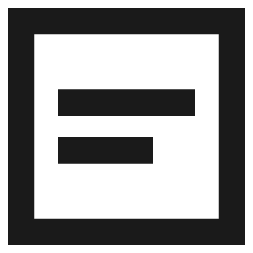 Align text center remix icon, solid style, from Sharp free icons