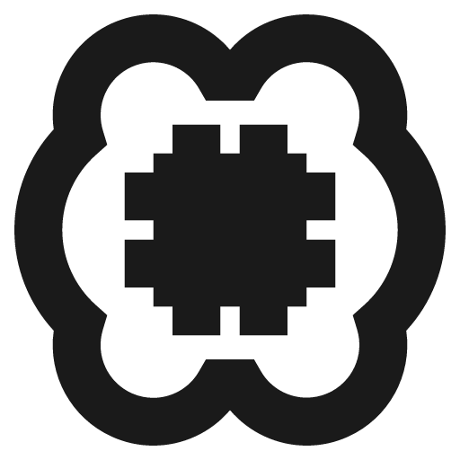 Artificial intelligence brain chip remix icon, solid style, from Sharp free icons