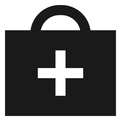 Bag suitcase add plus solid icon, filled style, from Sharp free icons