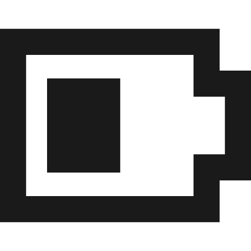 Battery medium 3 remix icon, solid style, from Sharp free icons