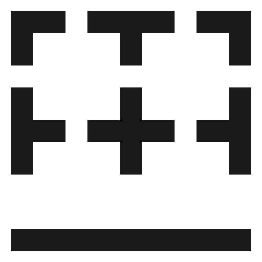 Border bottom solid icon, filled style, from Sharp free icons