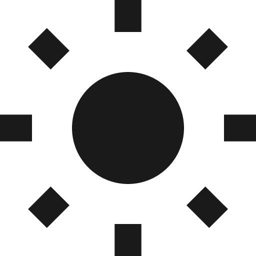 Brightness 1 remix icon, solid style, from Sharp free icons
