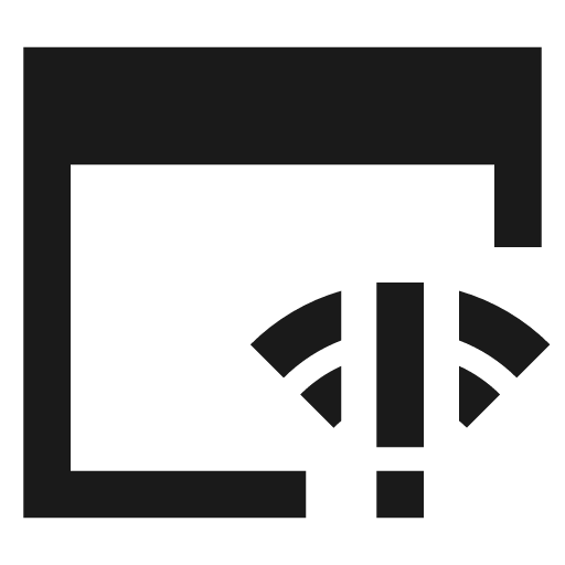 Browser error solid icon, filled style, from Sharp free icons