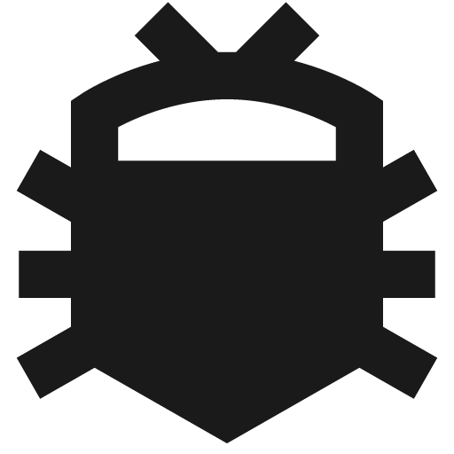 Bug remix icon, solid style, from Sharp free icons