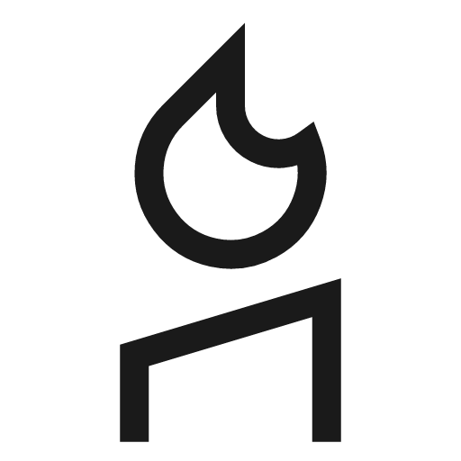 Candle icon, line style, from Sharp free icons