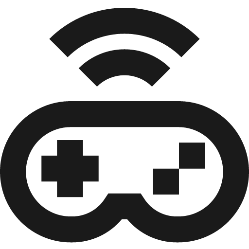Controller wireless remix icon, solid style, from Sharp free icons