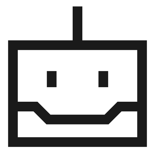 Cyborg icon, line style, from Sharp free icons