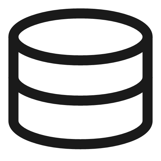 Database icon, line style, from Sharp free icons