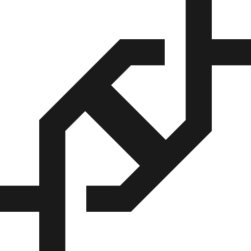 Dna remix icon, solid style, from Sharp free icons