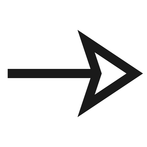 End point arrow icon, line style, from Sharp free icons