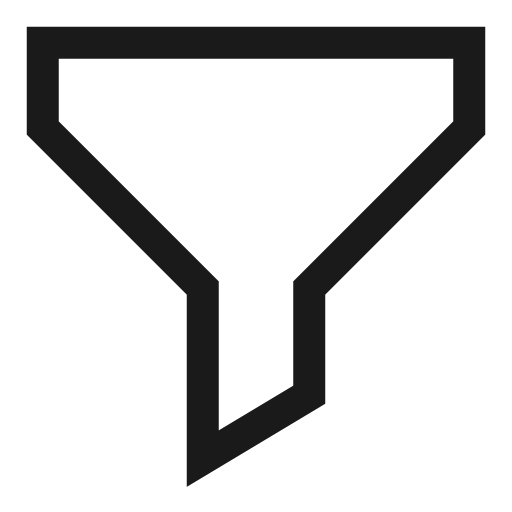 Filter 2 icon, line style, from Sharp free icons