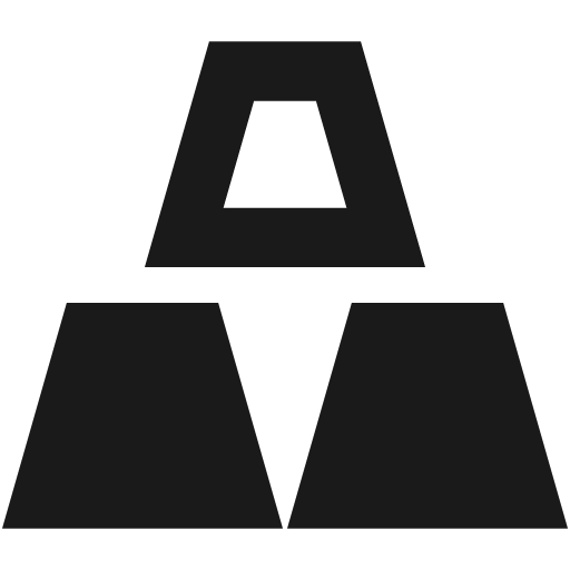 Gold remix icon, solid style, from Sharp free icons