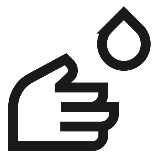 Hand washing icon, line style, from Sharp free icons