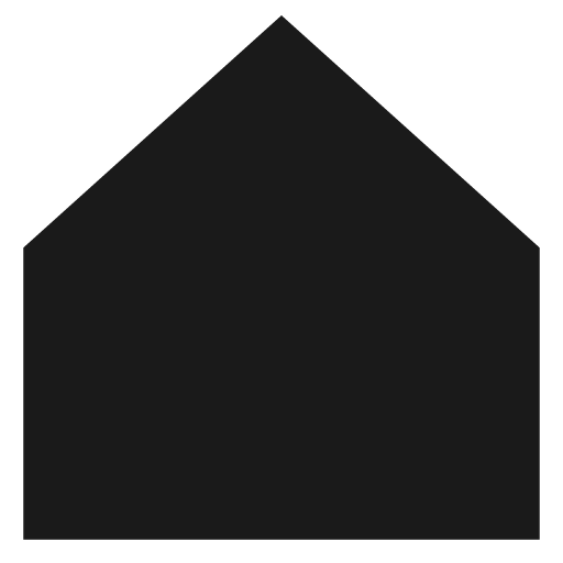 Home 1 solid icon, filled style, from Sharp free icons