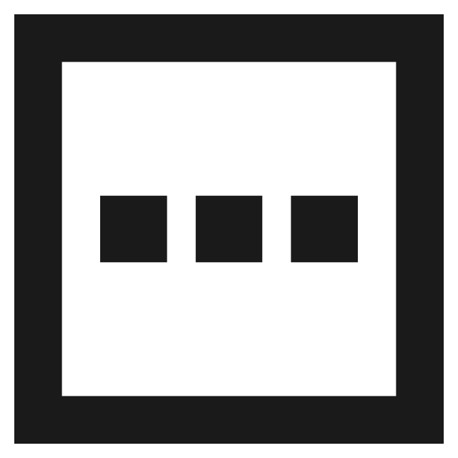 Horizontal menu square remix icon, solid style, from Sharp free icons