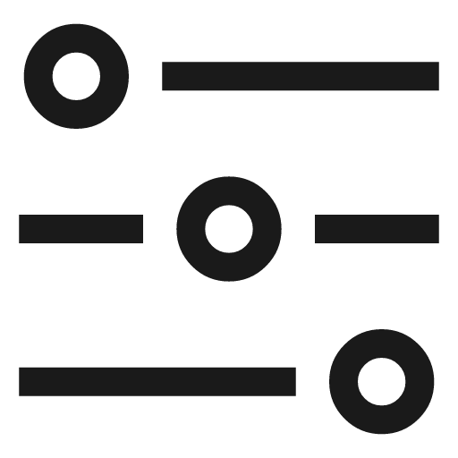 Horizontal slider 2 icon, line style, from Sharp free icons