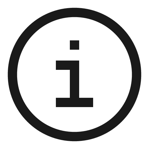 Information circle icon, line style, from Sharp free icons