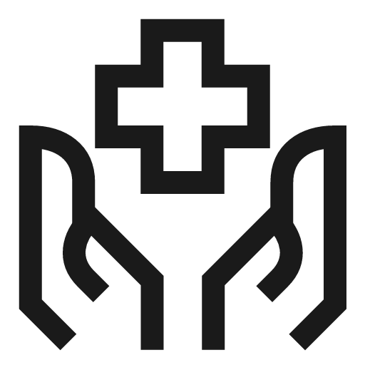 Insurance hands icon, line style, from Sharp free icons