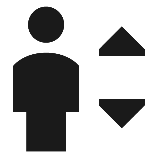 Lift solid icon, filled style, from Sharp free icons