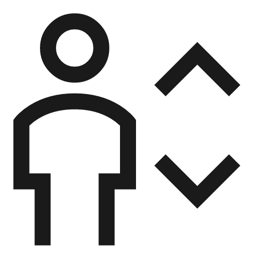 Lift icon, line style, from Sharp free icons