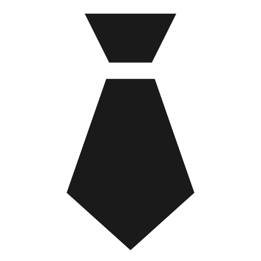 Necktie solid icon, filled style, from Sharp free icons