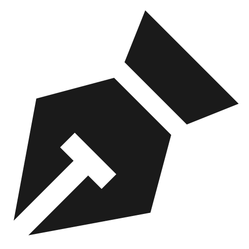 Pen tool solid icon, filled style, from Sharp free icons