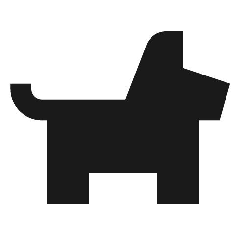 Pets allowed solid icon, filled style, from Sharp free icons