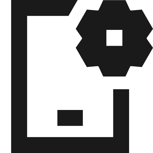 Phone setting bolt nut remix icon, solid style, from Sharp free icons