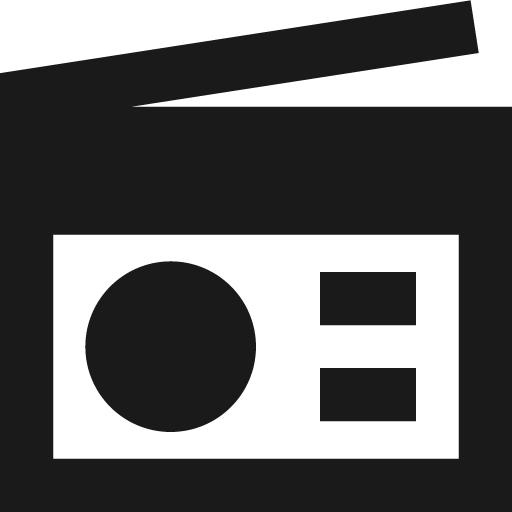 Radio remix icon, solid style, from Sharp free icons