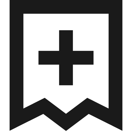 Receipt add remix icon, solid style, from Sharp free icons
