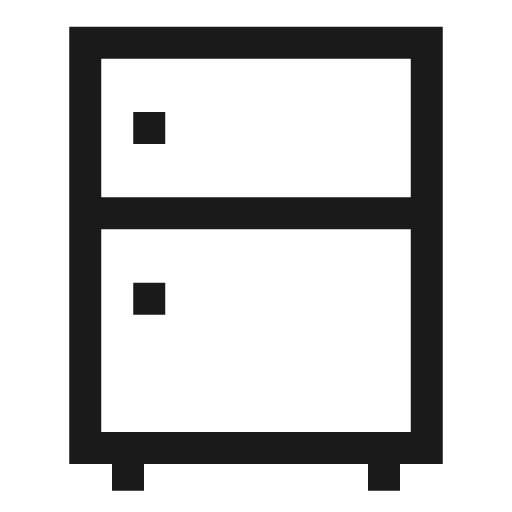 Refrigerator icon, line style, from Sharp free icons