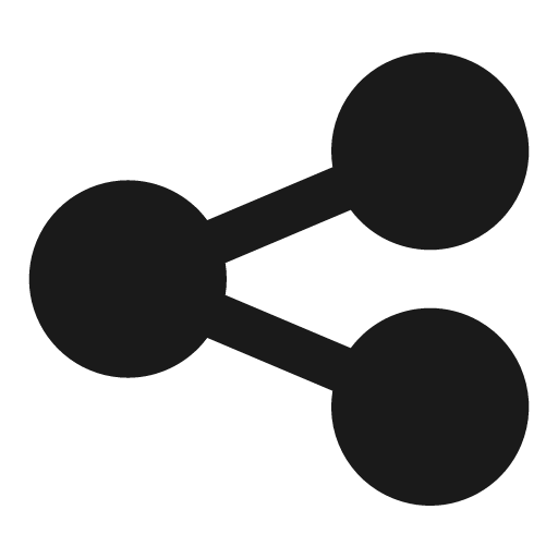 Share link solid icon, filled style, from Sharp free icons