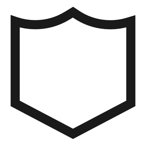 Shield 2 icon, line style, from Sharp free icons