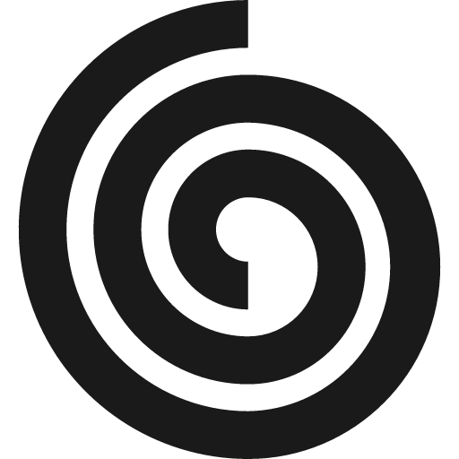 Spiral shape remix icon, solid style, from Sharp free icons