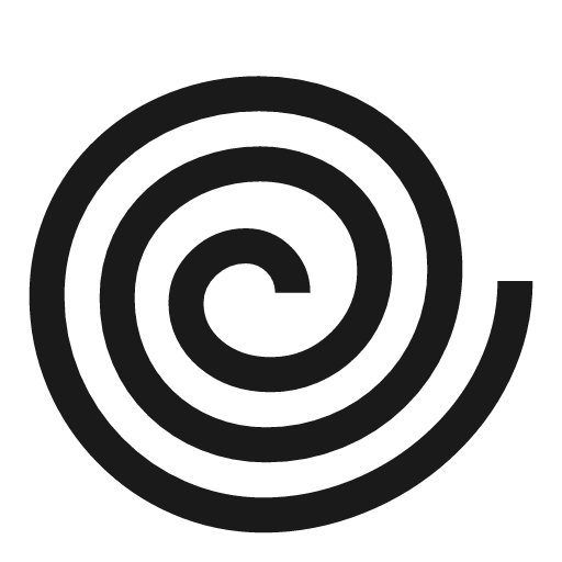 Spiral shape icon, line style, from Sharp free icons