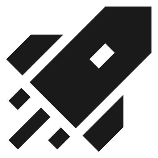 Startup solid icon, filled style, from Sharp free icons