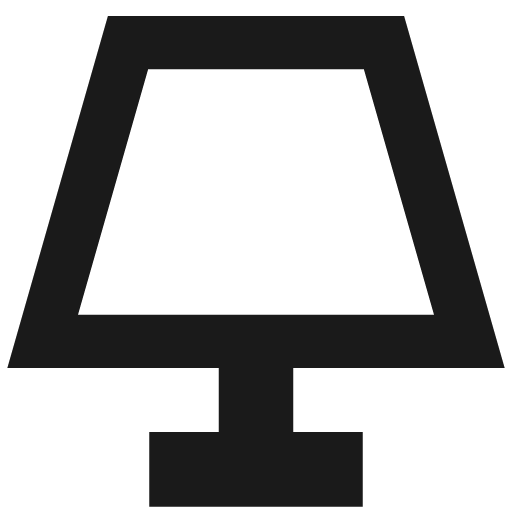 Table lamp 2 remix icon, solid style, from Sharp free icons