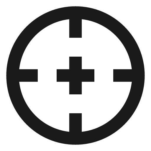 Target 3 solid icon, filled style, from Sharp free icons