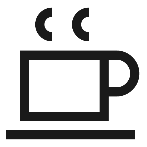 Tea cup icon, line style, from Sharp free icons