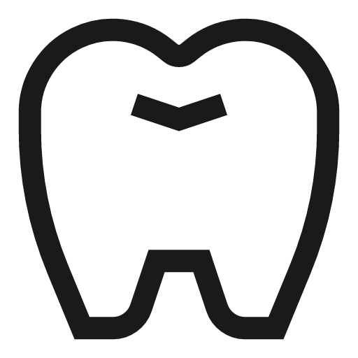 Tooth icon, line style, from Sharp free icons