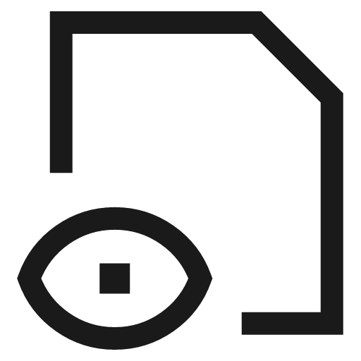 View document files icon, line style, from Sharp free icons