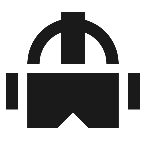Virtual reality solid icon, filled style, from Sharp free icons