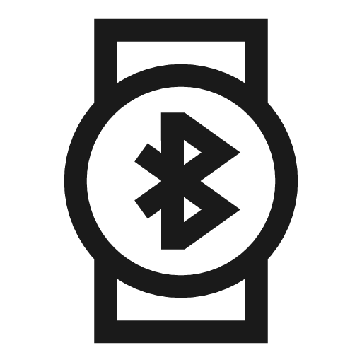 Watch circle bluetooth icon, line style, from Sharp free icons