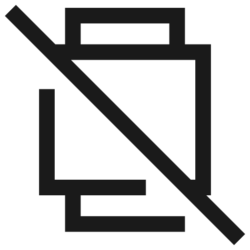 Watch square disable icon, line style, from Sharp free icons