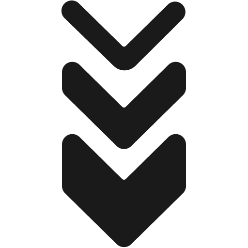 Arrow double down 1 bold icon, bold style, from Ultimate free icons