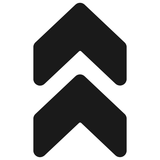 Arrow double up bold icon, bold style, from Ultimate free icons