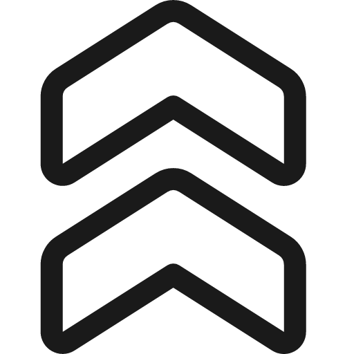 Arrow double up icon, line style, from Ultimate free icons